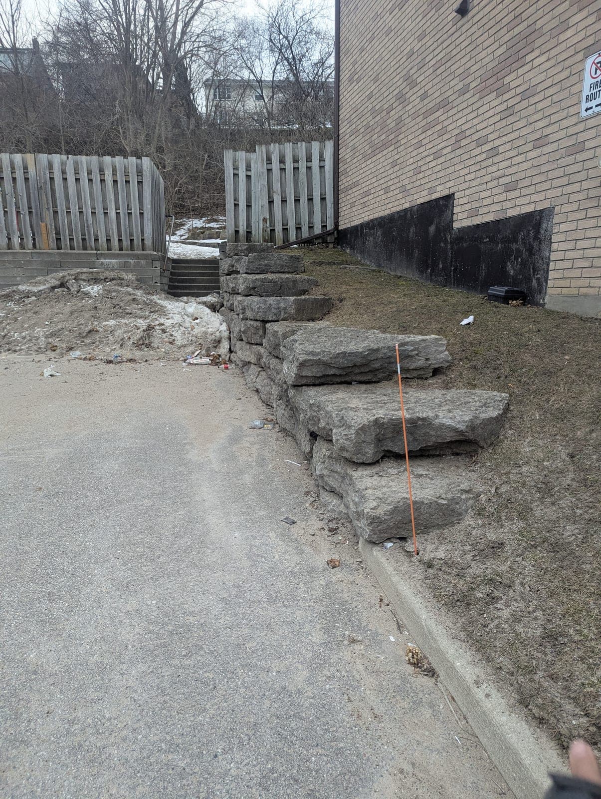 Armour Stone Installation - Retaining wall service in Brantford, ON